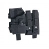 Strike Systems Holster de cuisse ajustable BK, avec poches pour Mp5/M