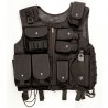 DMoniac Veste tactique SWAT BK avec Holster