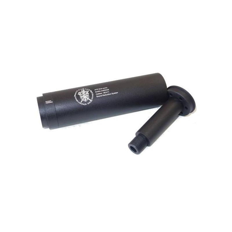 APS Silencieux Métal 175mm BK