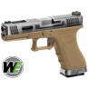 WE18C Custom SV Silver Barrel Metal Version GBB