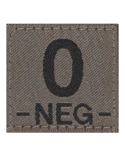 0 Neg Bloodgroup Patch