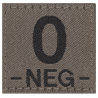 0 Neg Bloodgroup Patch