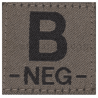 B Neg Bloodgroup Patch