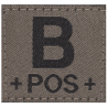 B Pos Bloodgroup Patch