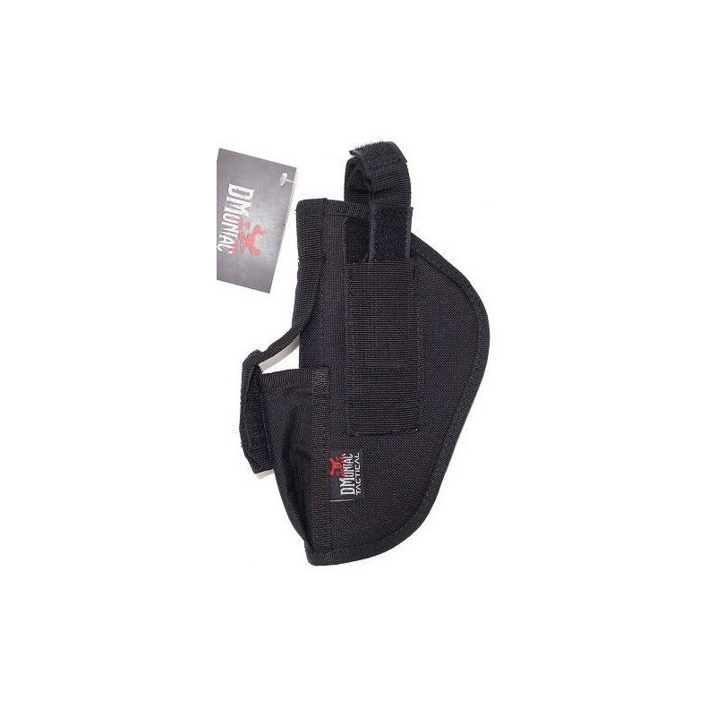 DMoniac Holster de ceinture ambidextre Noir avec porte-chargeur