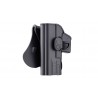 Holster G19 AMOMAX GAUCHER ROTATION 360 Noir