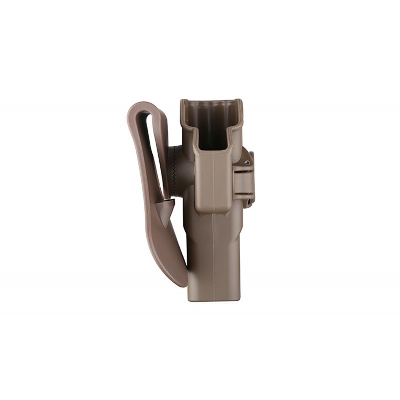 Holster Compatible tout Glock AMOMAX ROTATION 360 Tan