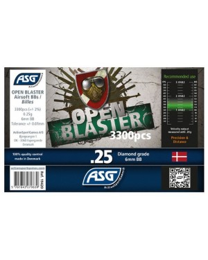 Blaster Billes 0.25g (x 3300) Bouteille