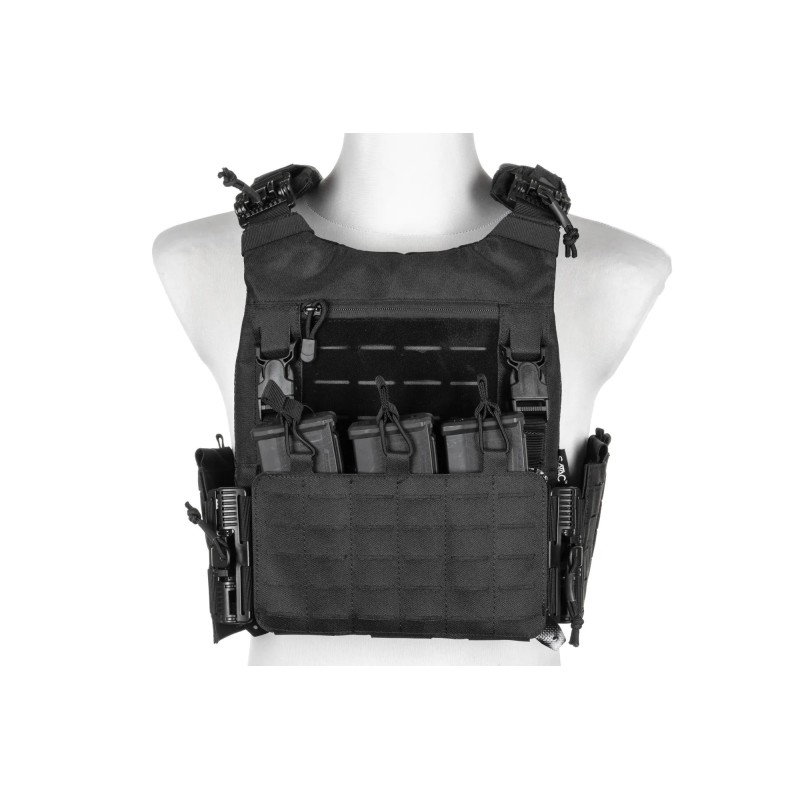 VESTE PLATE CARRIER QR NOIRE