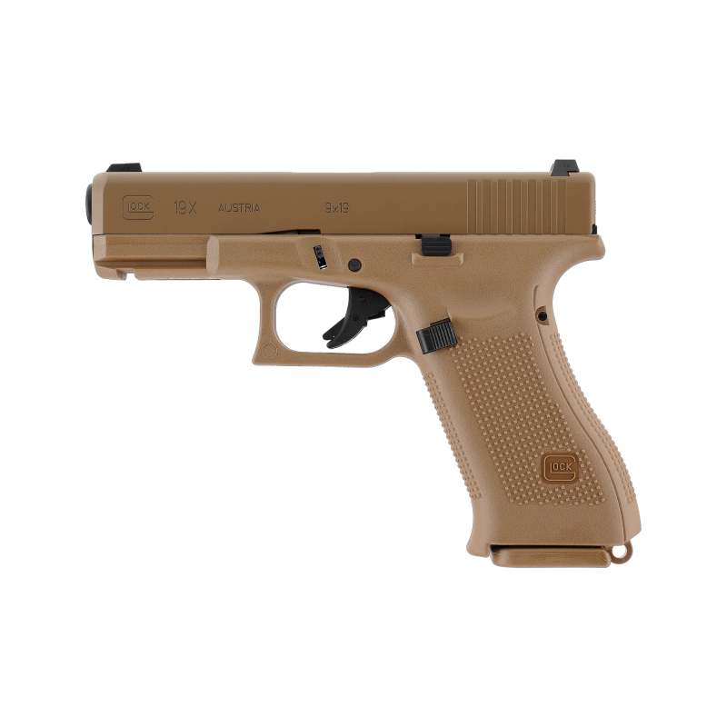 Glock 19 6mm GAZ 1 Joule umarex tan