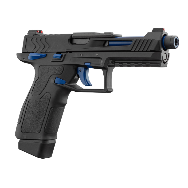 Lancer Tactical LTX Compétition airsoft Noir/Bleu Gaz plus Malette