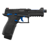 Lancer Tactical LTX Compétition airsoft Noir/Bleu Gaz plus Malette