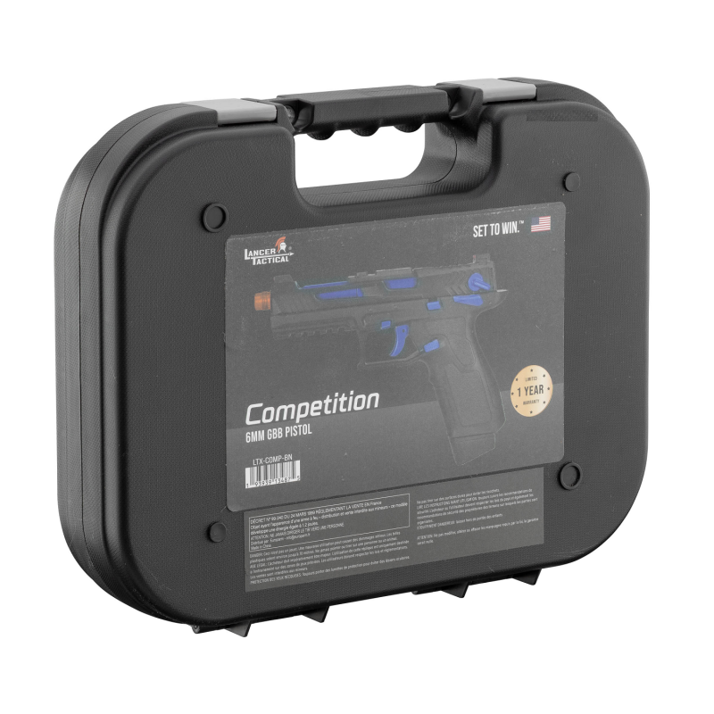 Lancer Tactical LTX Compétition airsoft Noir Gaz