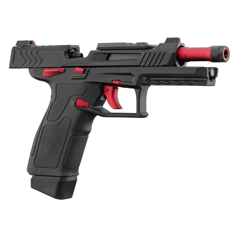 Lancer Tactical LTX Compétition airsoft Noir/Rouge Gaz plus Malette