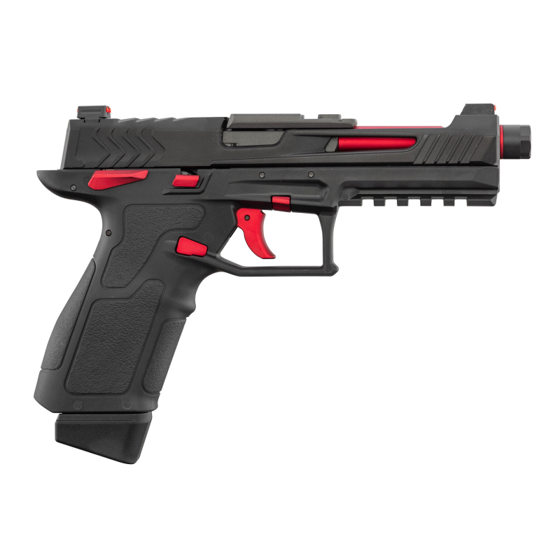Lancer Tactical LTX Compétition airsoft Noir/Rouge Gaz plus Malette