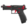 Lancer Tactical LTX Compétition airsoft Noir/Rouge Gaz plus Malette
