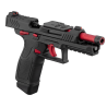 Lancer Tactical LTX Compétition airsoft Noir/Rouge Gaz plus Malette